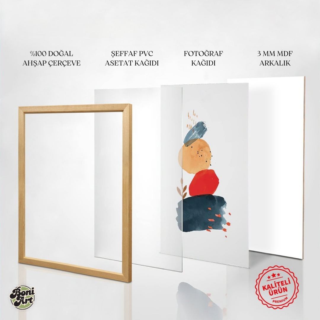 Tavşanlı 3'lü Set Çocuk Odası İsimli Tablo