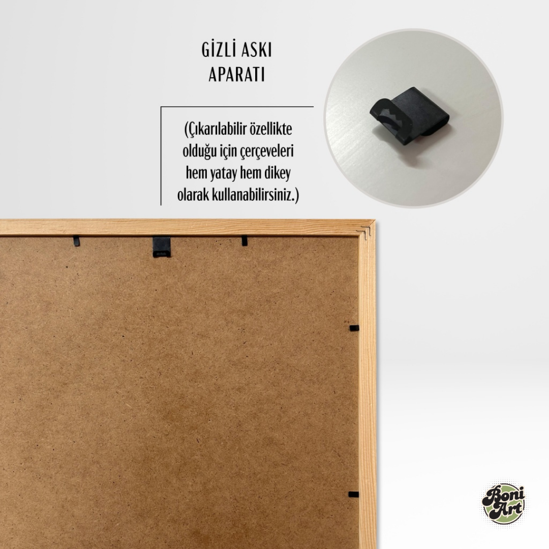 Gökyüzünde Ayıcık 3'lü Set Çocuk Odası İsimli Tablo