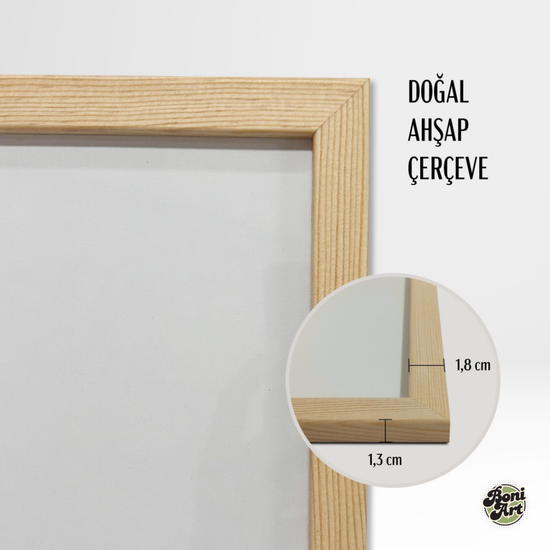 Gezegenler Çocuk Odası Ahşap Tablo